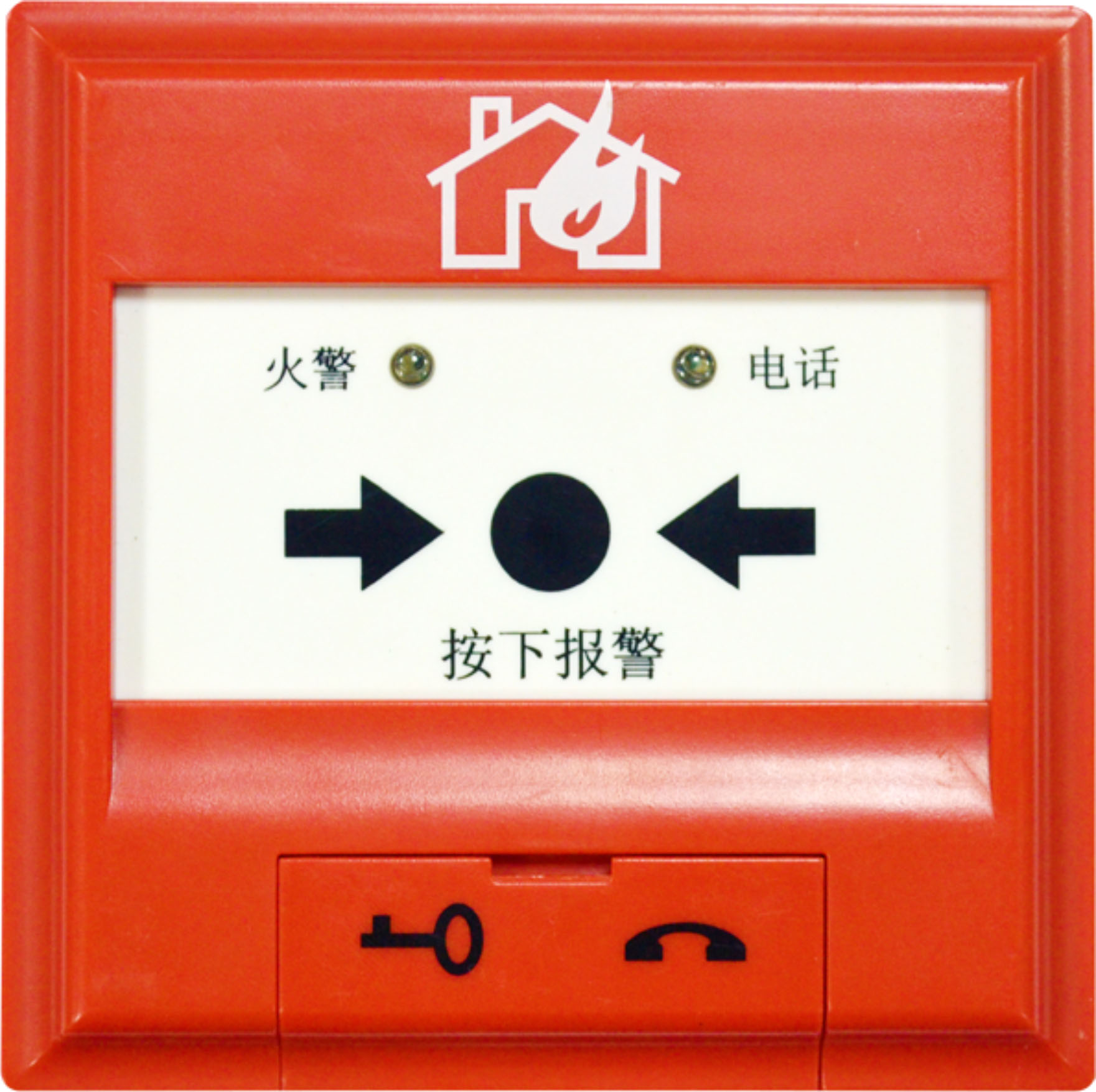 火灾自动报警控制系统：J-SJP-M-TX3140手动火灾报警按钮